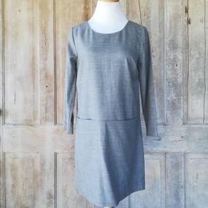 Gray J.Crew Shift Dress